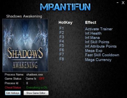 Shadows Awakening Update V1 12-CODEX Game Hack